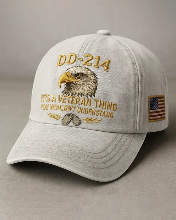 Lue DD-214 Veteran 3D-Brodert