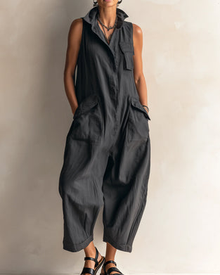 Jumpsuit Slag Ermeløs Lomme Cargo