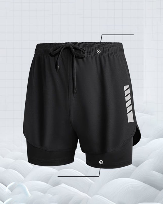 Herrer Shorts Bokserstil Dobbel Lag Beskjedenhet