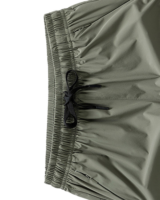 Shorts Menn Elastisk Midje Lomme Hurtigtørkende Is-Silke Sport