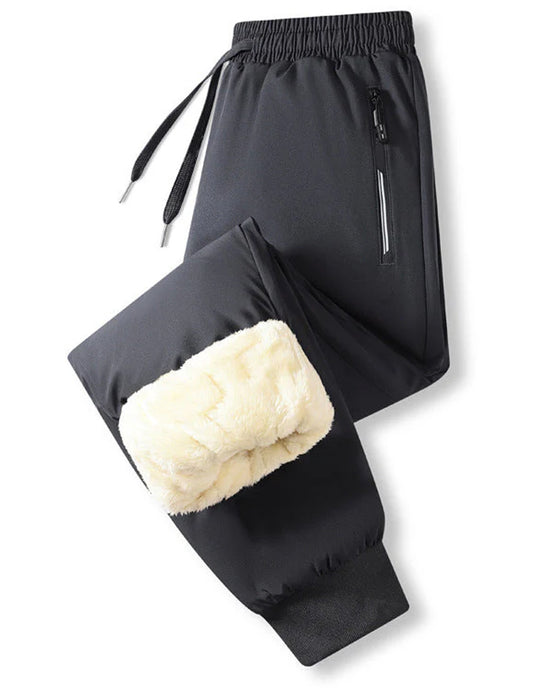 Herre Bukser Varmfôret Vanntette Snøring