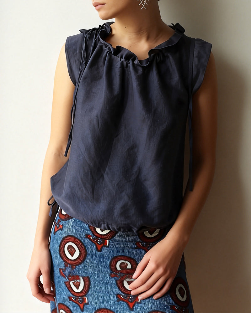 Tank Topp Motestil Ensfarget