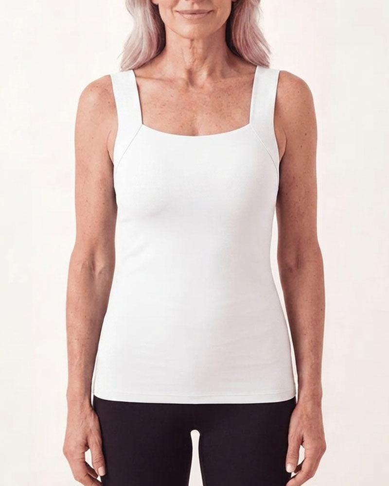 🔥 Tank U-Hals Shapewear Innebygd Bh