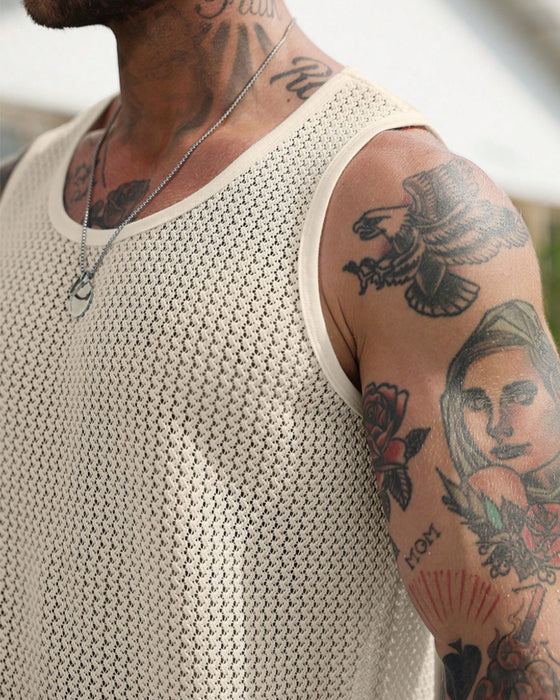 Tank Topp Nett Hul Ut