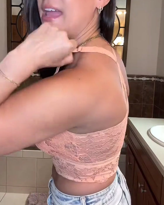 Sexy Spitzenunterwäsche in Unifarbe