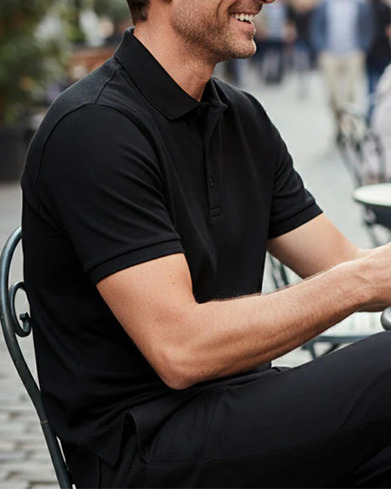 T-Skjorte Herre Hurtigtørkende Kortermet Jakkeslag