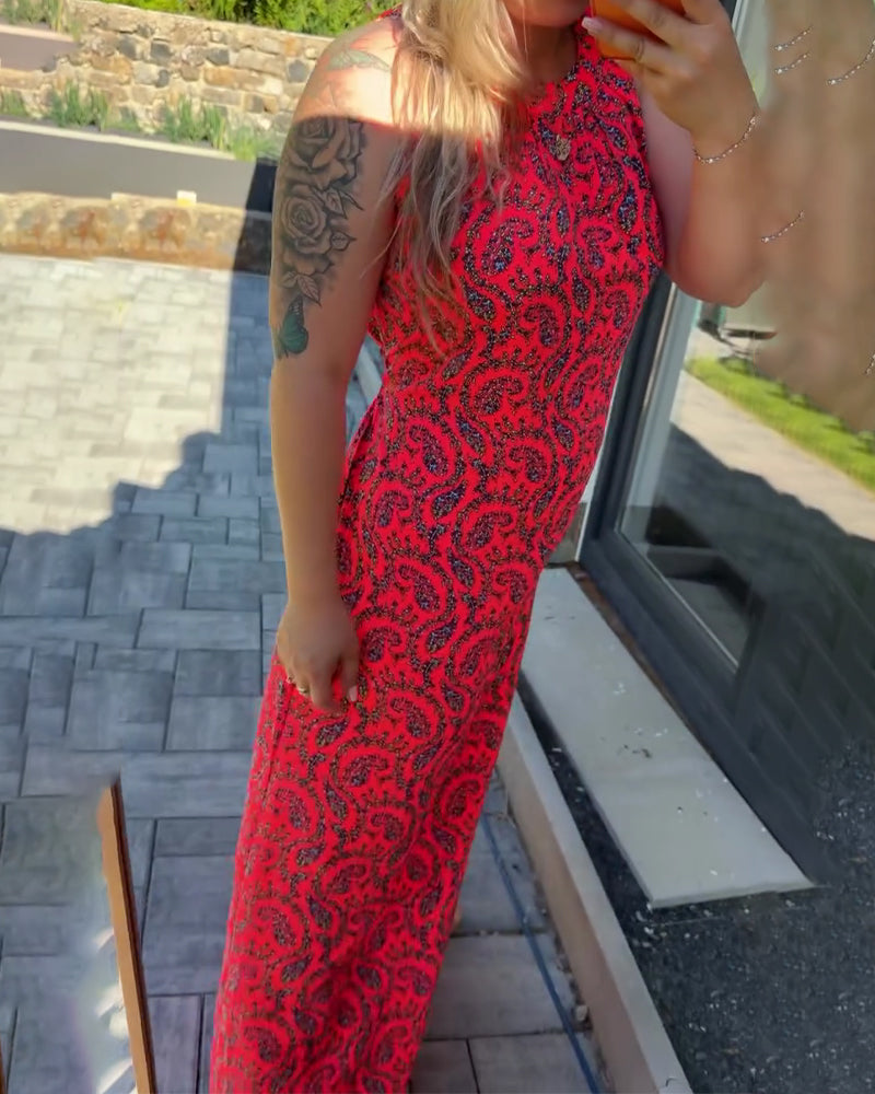Kjole Halter Ermeløs Figursydd