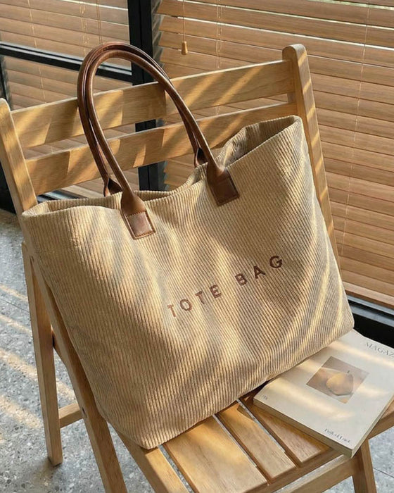 Veske Bokstavtrykk Tote
