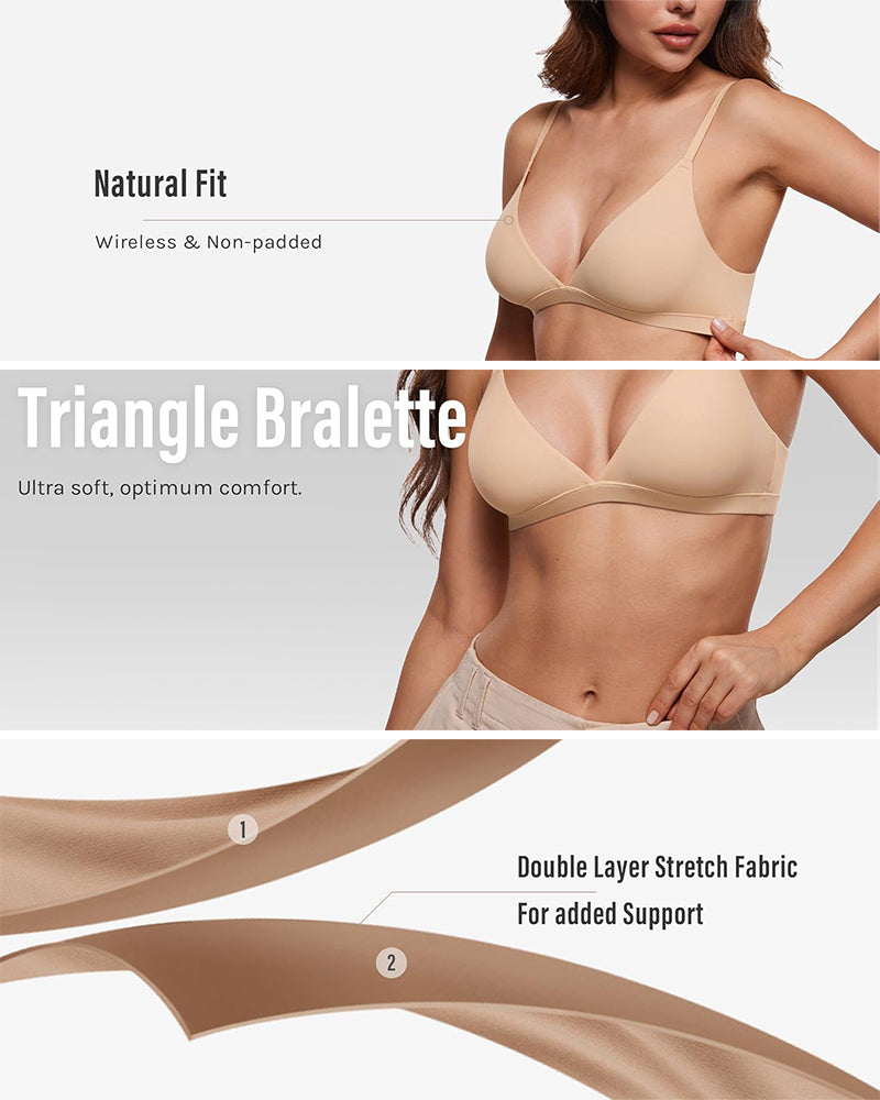 Lingeri Sexy Trådløs Ensfarget