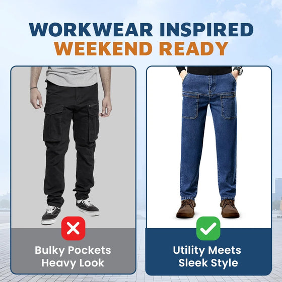 Komfortable Lommefylte Slitesterke Cargobukser