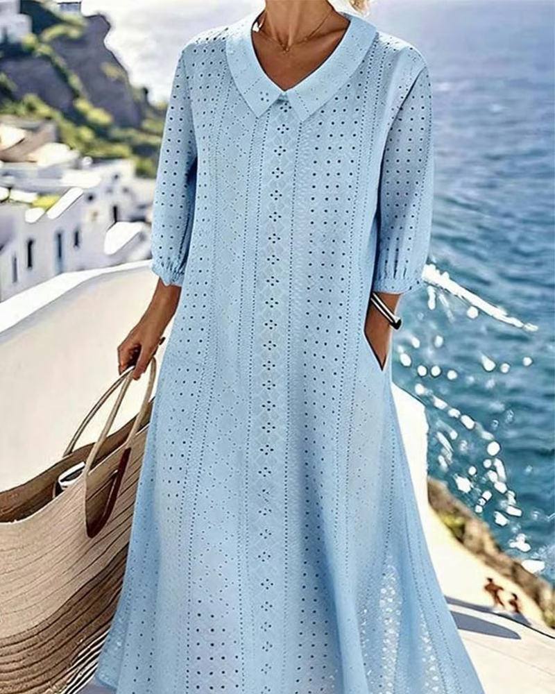 Kjole Baby Doll Hull Hals