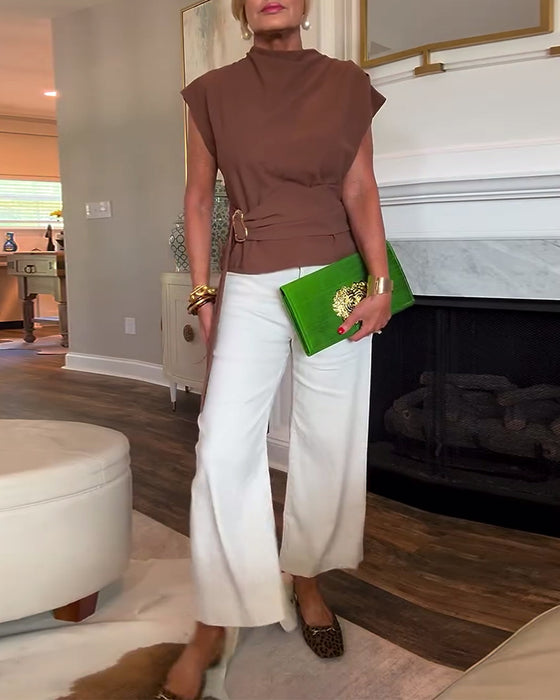 Smidig Enfarget Bluse