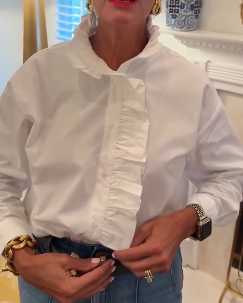 Skjorte Rysjer Lang Erme