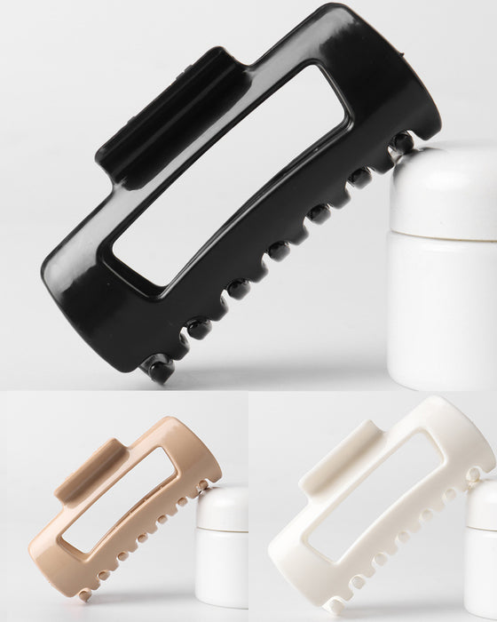 Myk Hårklype I Silikon, Bakhodestøtte, Hårspenne