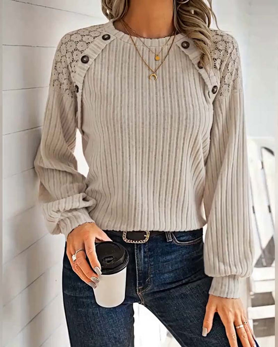 Topp Ribbet Blonderpanel