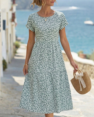 Kjole Liten Blomstret Midje