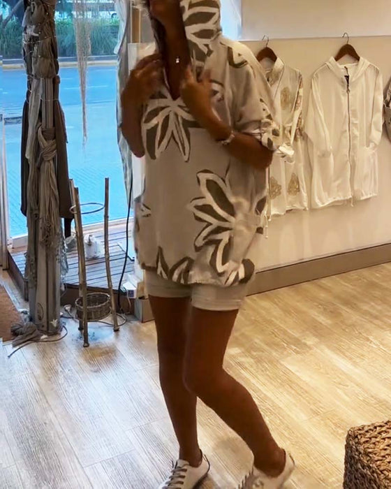 Hettegenser Moteriktig Langermet Trykt