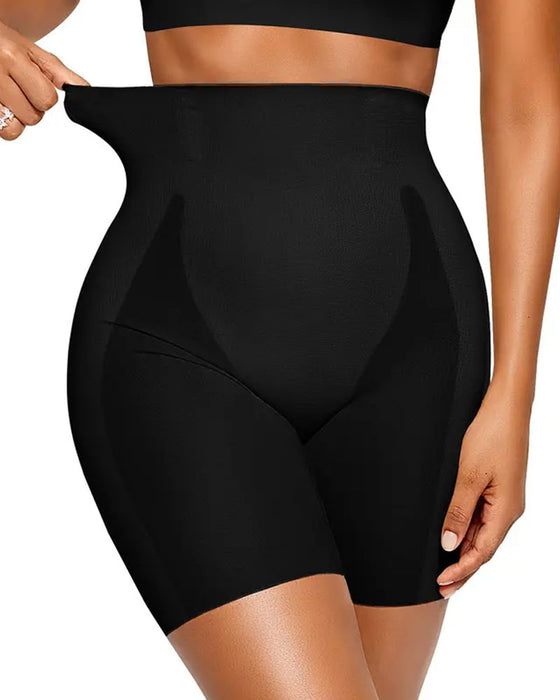 Magekontroll Shapewear Pustende Komfortable Shorts For Kvinner Rumpeløftende Body Shaper Shorts Høy Midje Sømløse Girdles Under Kjole