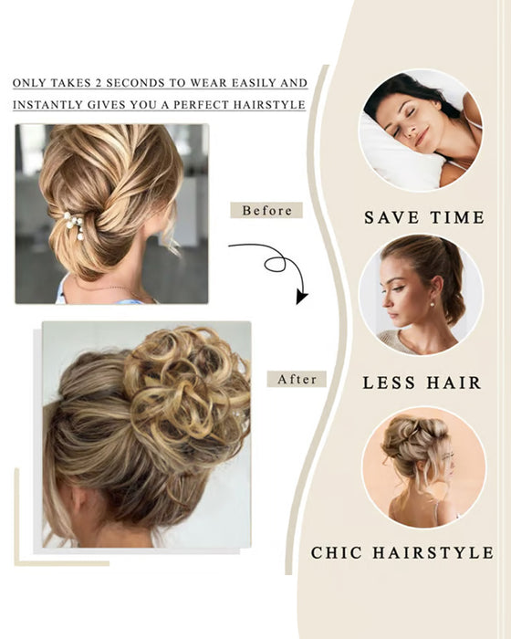 🔥Hårknute-forlengelsesklips✨