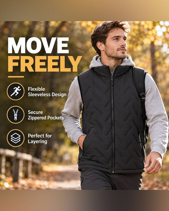 Vest Varm Casual Lomme