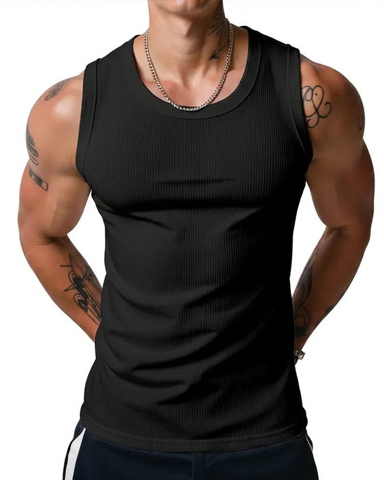 Tanktop Herrer Ribbet Racerback