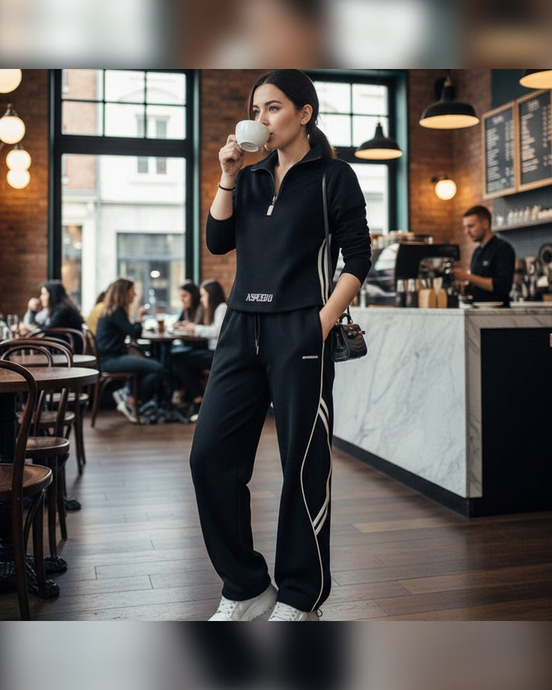 Todelte Sett Uformell Sport Figurfordelaktig