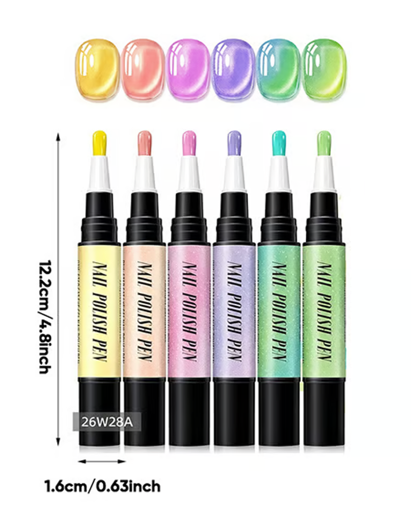 Cat Eye Gel Neglelakk Penne Sett