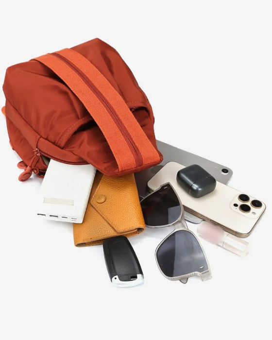 Bag Flere Lommer Konvertibel Ryggsekk & Crossbody