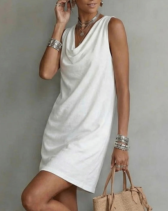 Kjole Ermløs Turtleneck