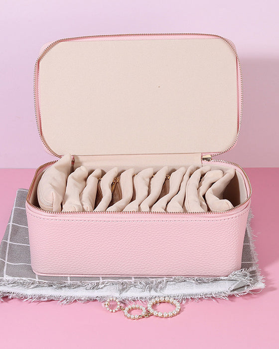 Reiseskrin For Smykker Med Små Punger