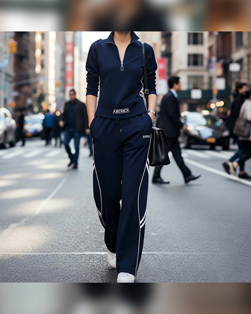 Todelte Sett Uformell Sport Figurfordelaktig