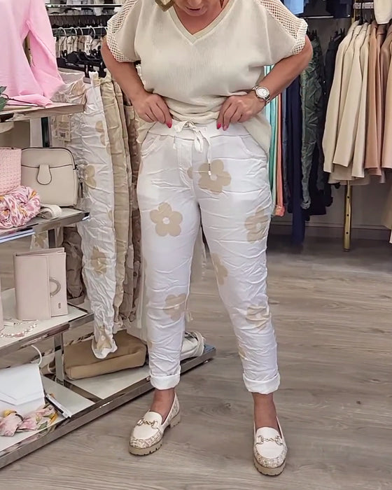 Bukser avslappet trykk snøring