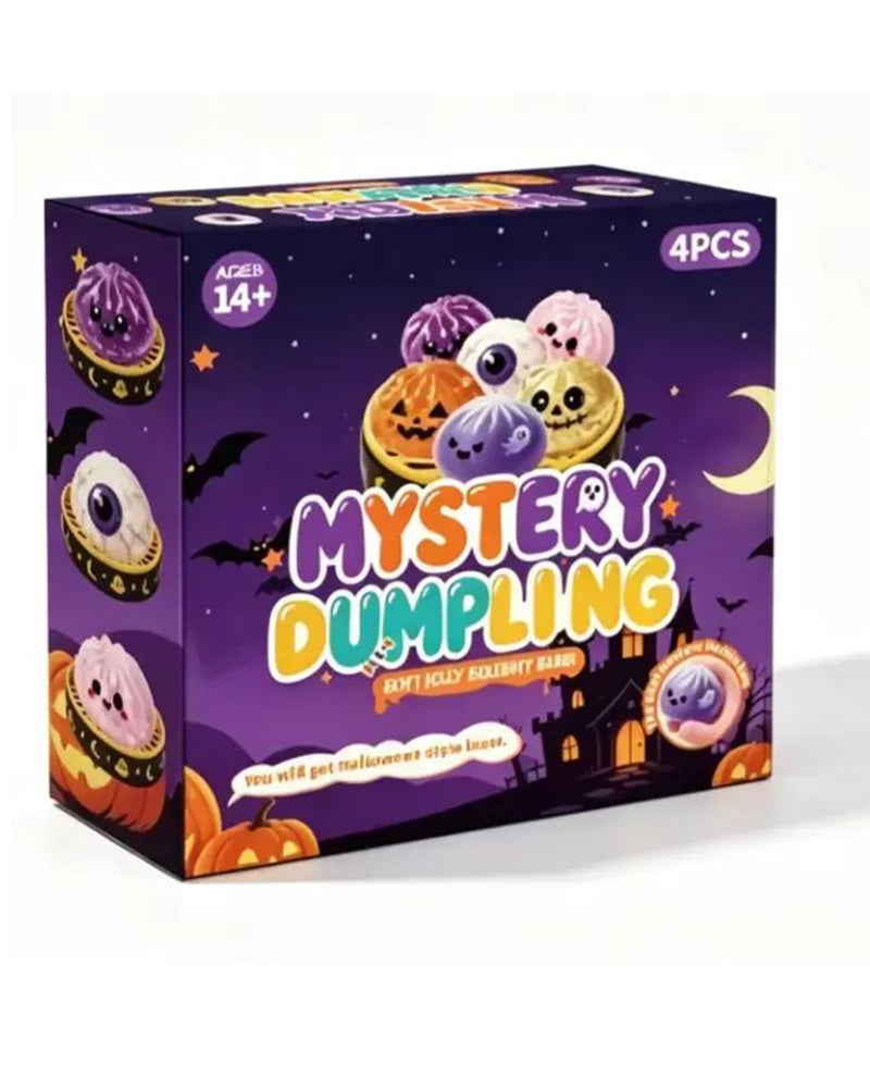Halloween-Sett Med Søte Skumle Spøkelse-Maruko-Myke Klemmeleker, Miniatyr Bærbar Stressleke, Sensoriske Produkter For Halloween-Ting, Påfyll Til Festgodsposer & Minigaver