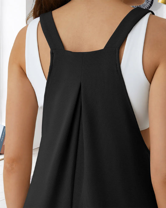 Overalls Ensfarget Plissert