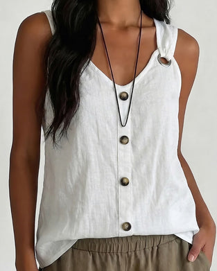 Tank Top Metallring Knapp