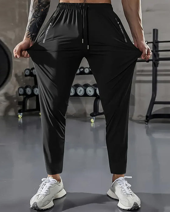 Bukser Høy Strekkbarhet Premium Italiensk Svart