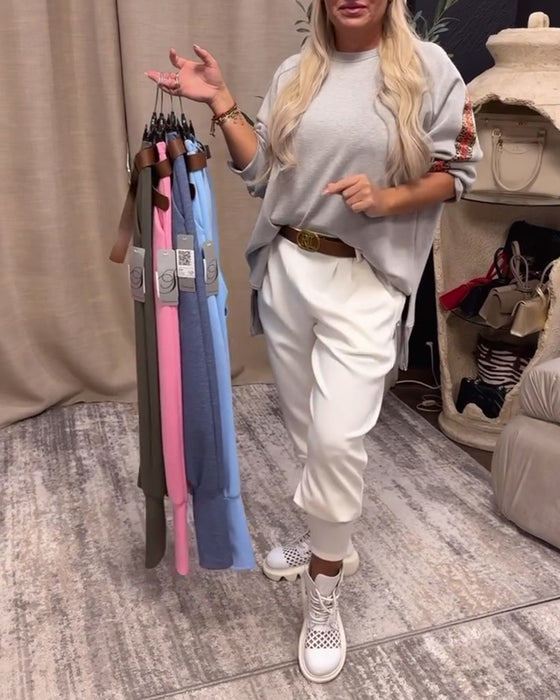 Bukser Ensfarget Enkle