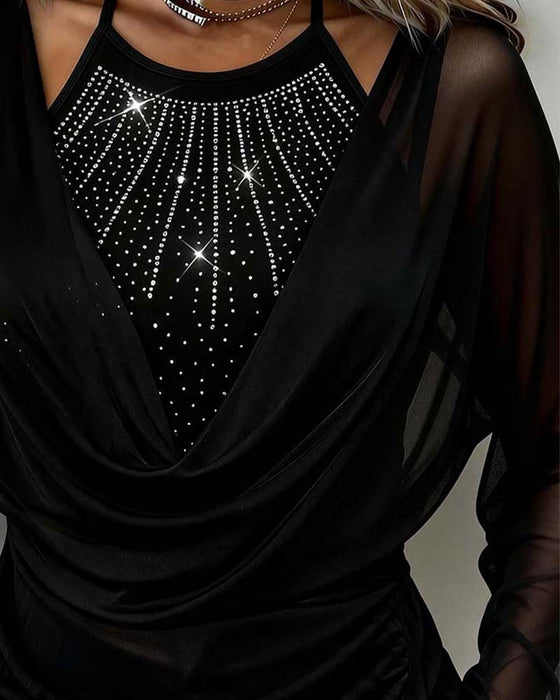 Topp Tynn Glimt Krage