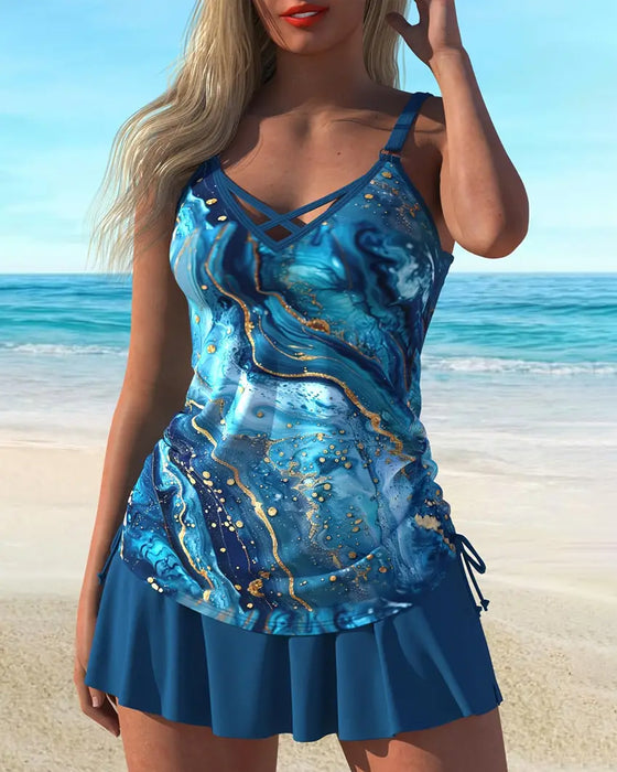 Tankini Strandresort Trykk