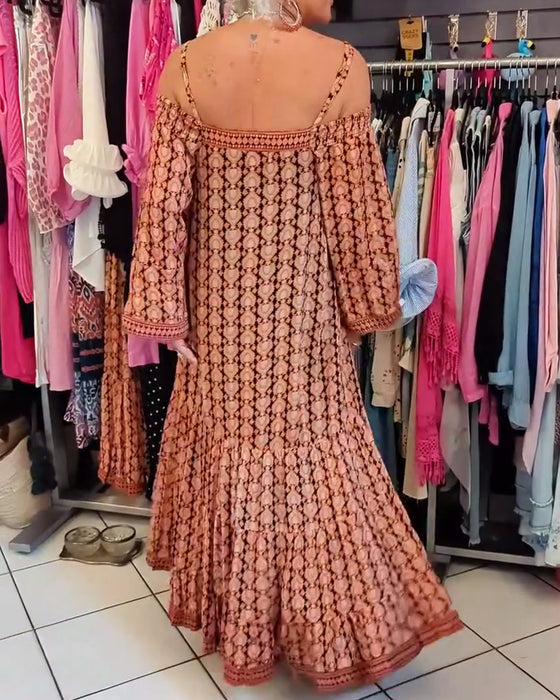 Bohemsk Stil Seleløs Kjole