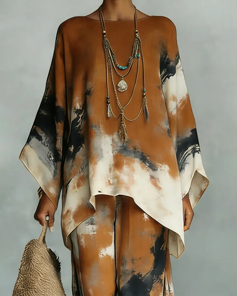 Blekkvask Bredt Ben Bukse Sett