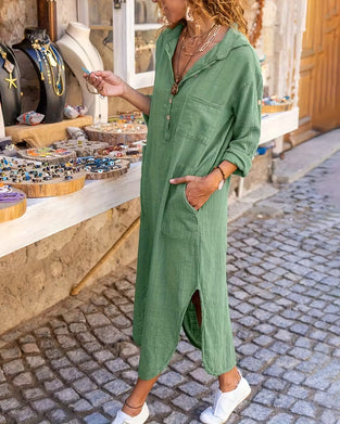 Kjole Modisk Kant Splitt