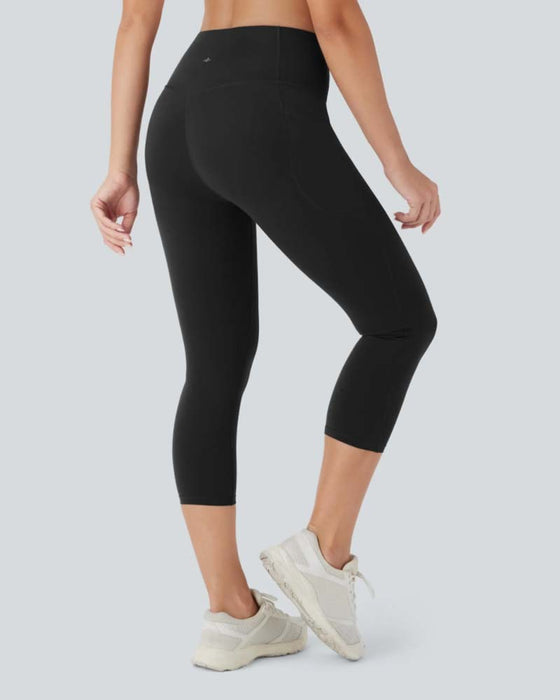 Leggings Høy Midje Sju-Åttendedeler Formende Yoga