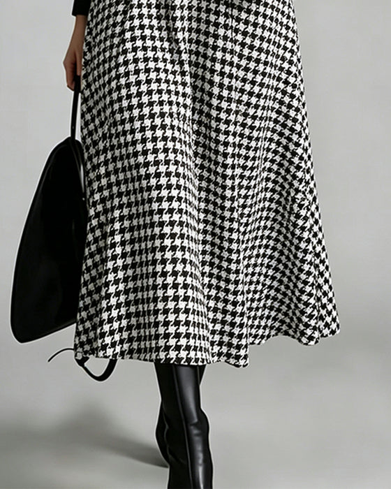 Kjole Patchwork Lang Erme