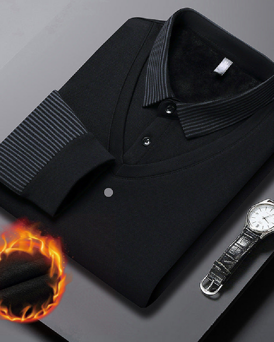 ⏳Begrenset Tid 50% Rabatt💥Stripet Jakkeslag Falsk Todelt Skjorte