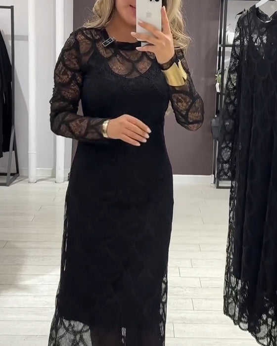 Cover Up & Cami Kjole Sett Knipling