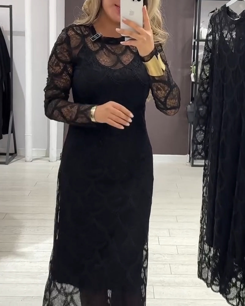 Cover Up & Cami Kjole Sett Knipling