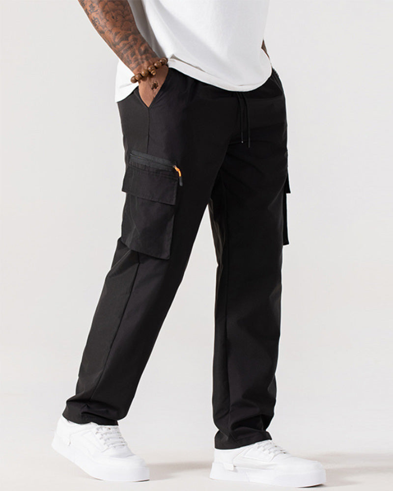 Bukser Løse Avslappede Flerlomme Cargo