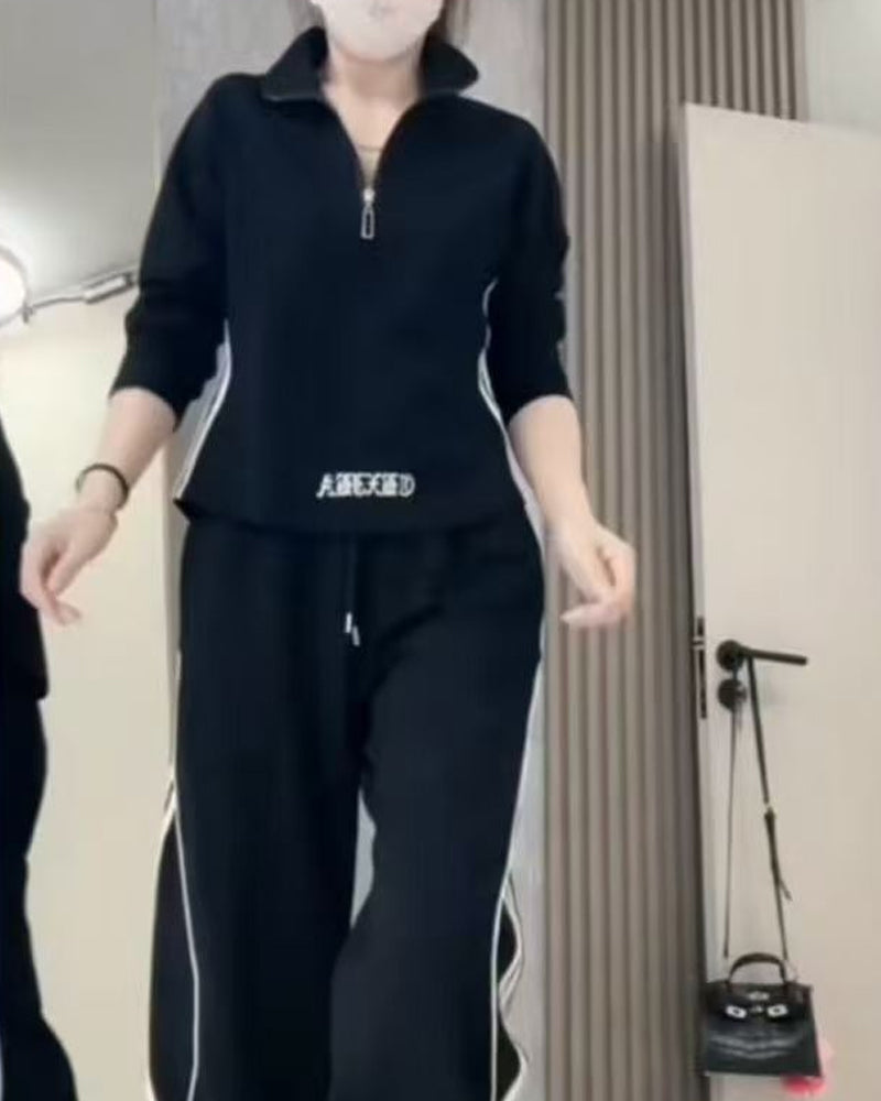 Todelte Sett Uformell Sport Figurfordelaktig