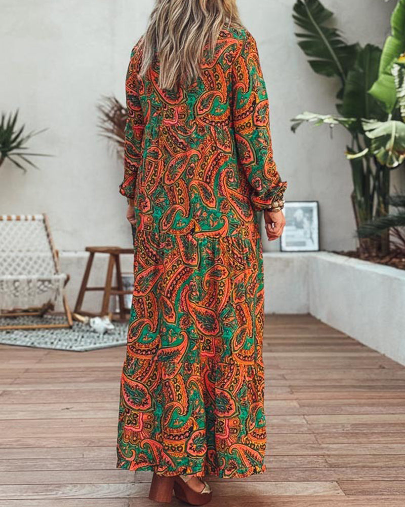 Kjole Bohemiansk Stil Lang